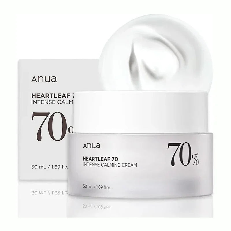 Moisturizing &amp; Soothing Face Cream - Anua Heartleaf 70% Soothing Cream